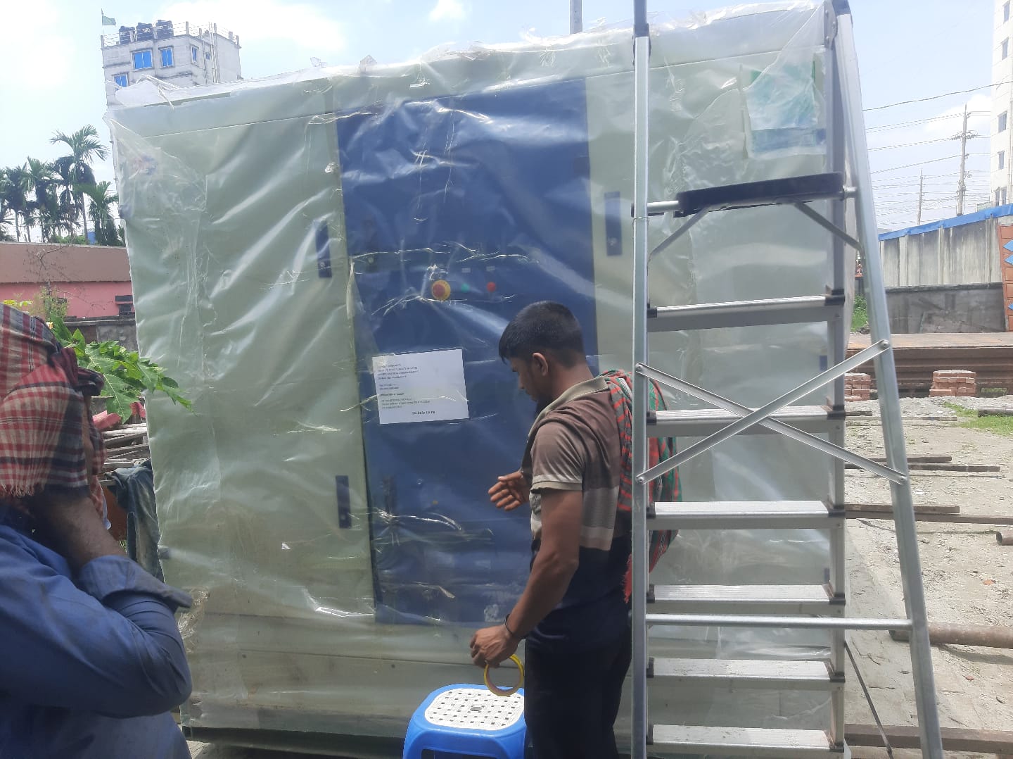 Air handling unit delivered for the Lab One Hospital project